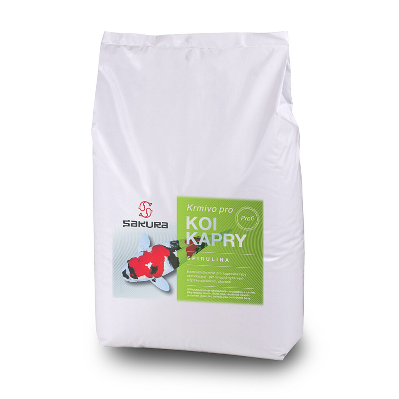 Spirulina - 6 mm pytel 15 kg krmivo pro koi