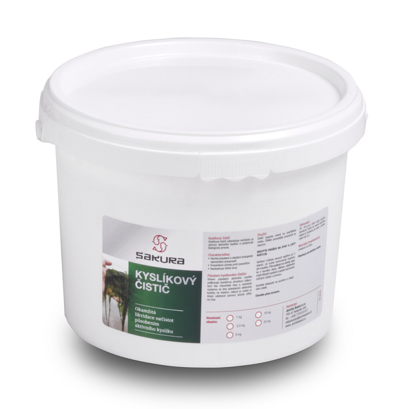 Kyslíkový čistič 2,5 kg na 50 - 125 m³ vody