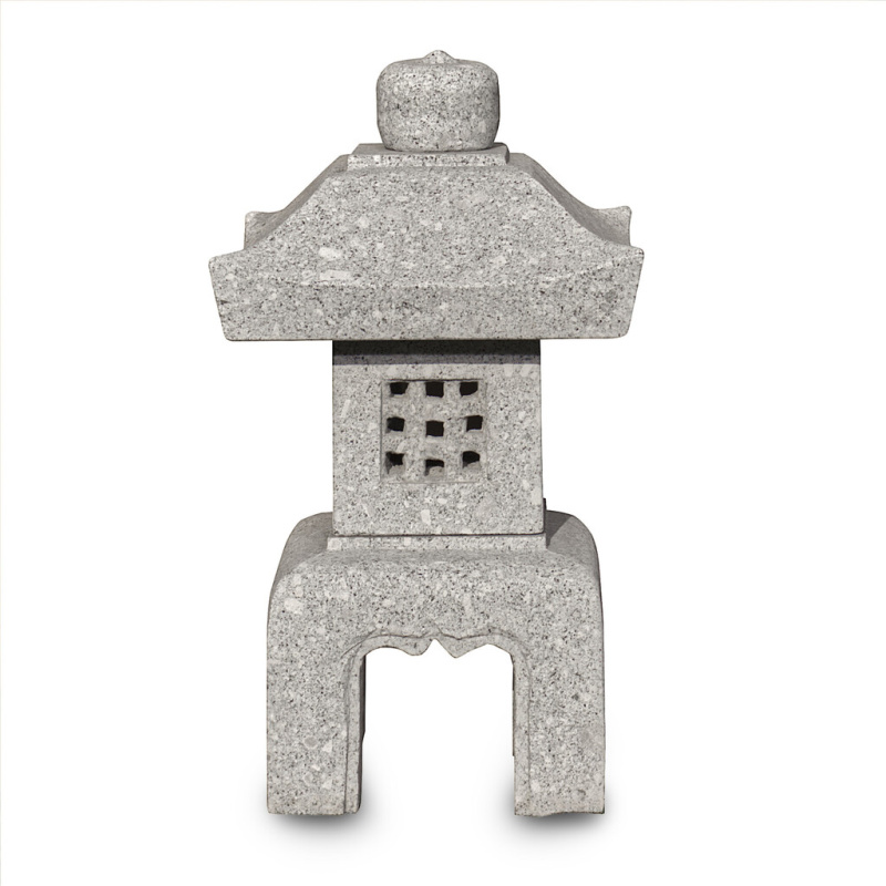 Japonská lucerna Square Yukimi 30 cm - žula
