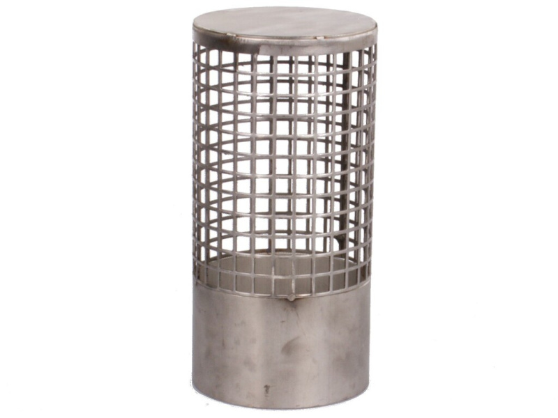 Sací koš nerezový střední, připojení 110 mm