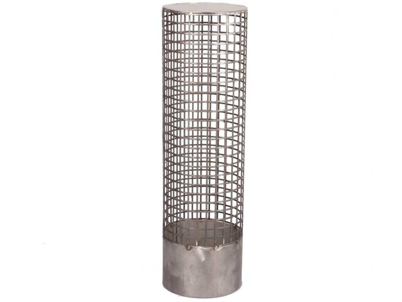 Sací koš nerezový velký, připojení 110 mm