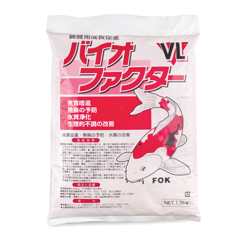 FOK Biofactor VL 1,5 kg - minerály pro Koi a zlepšení kvality vody