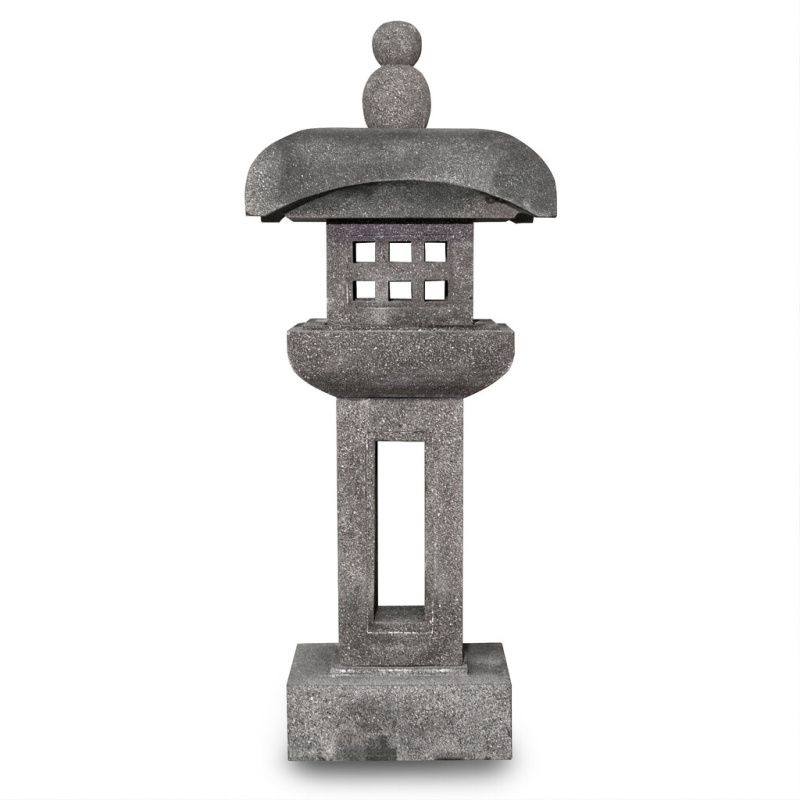 Japonská lampa Tachi gata 100 cm - láva