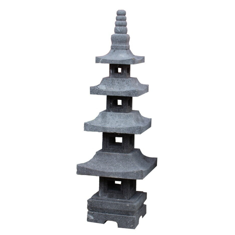 Lávová lampa pagoda 4 střechy 80 cm