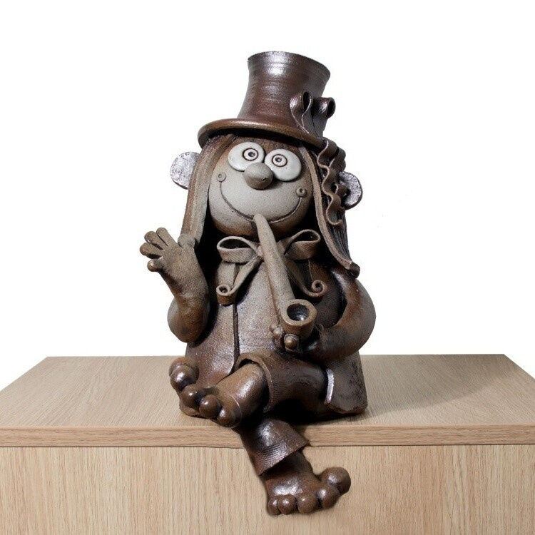 Vodník s fajfkou 42 - 45 cm