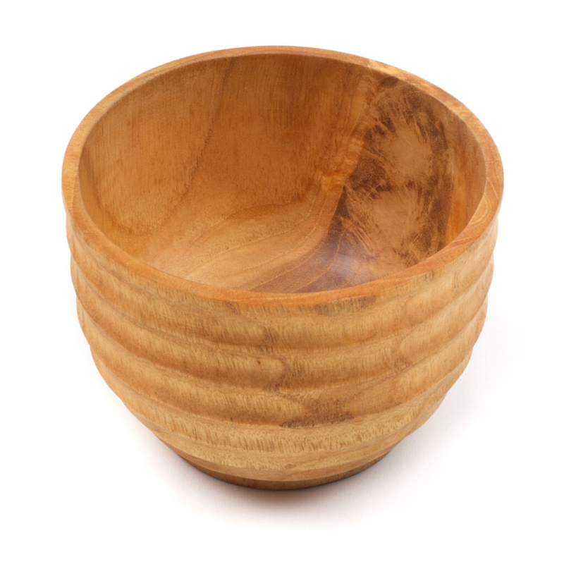 Teaková miska - vroubkovaná 11 cm