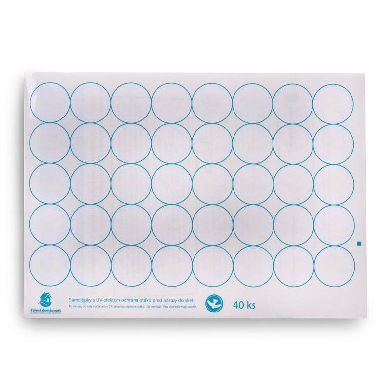 Ochranné samolepky - kolečka 40 ks