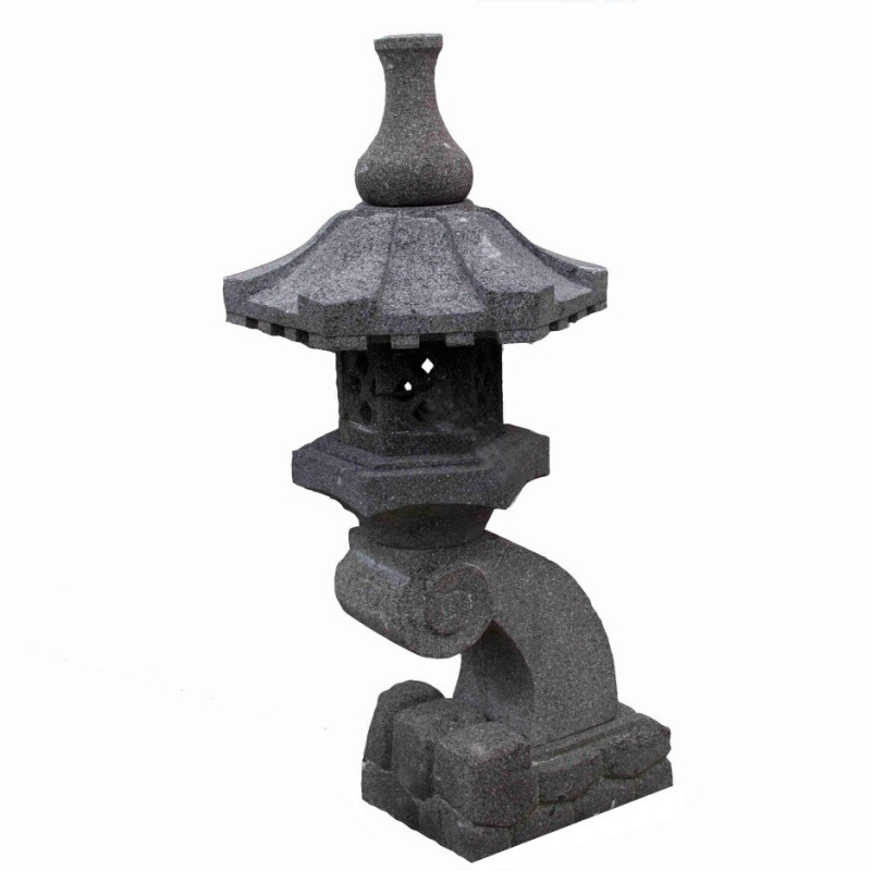 Japonská lampa Rankei 90 cm - láva
