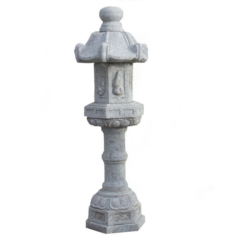 Japonská lampa Miyabi 60 cm - šedá žula