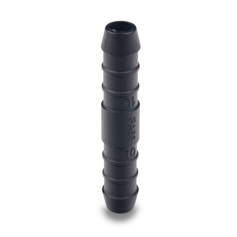 Přímá hadicová černá spojka 10 mm