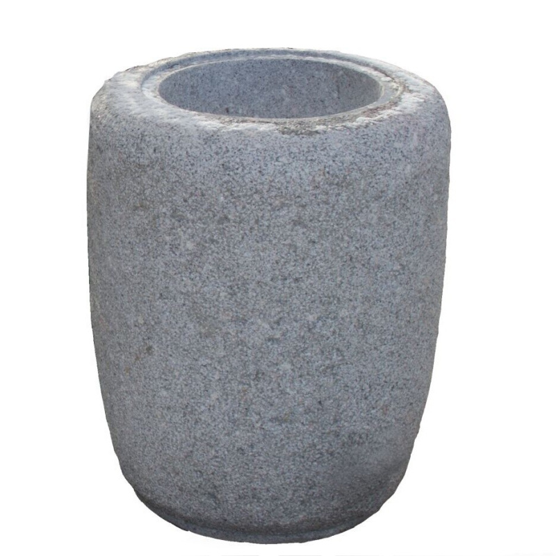 Kamenná nádržka Natsume v. 30 cm - šedá žula