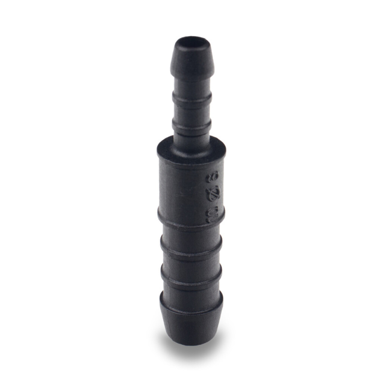 Přímá redukční spojka černá 6/10 mm