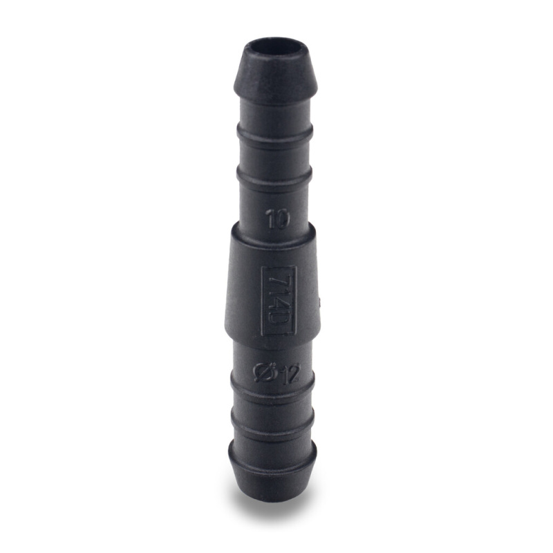 Přímá redukční spojka černá 10/12 mm