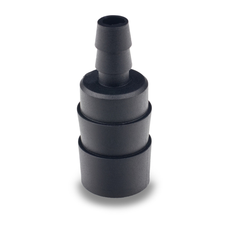 Přímá redukční spojka černá 8/20 mm