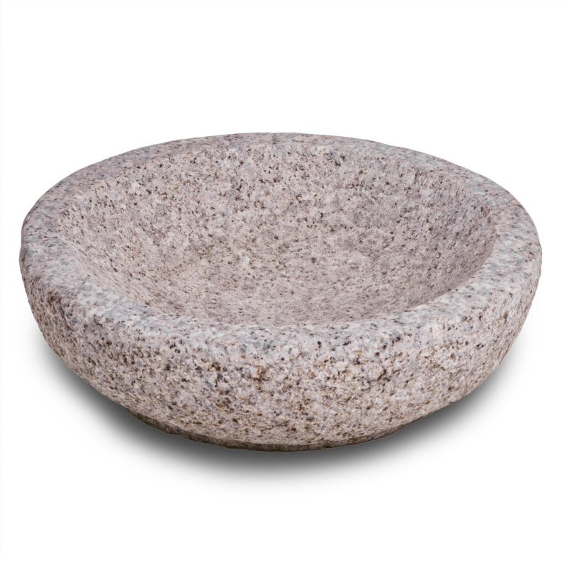 Kamenná nádržka Sakatsuki 60 cm - žlutá žula