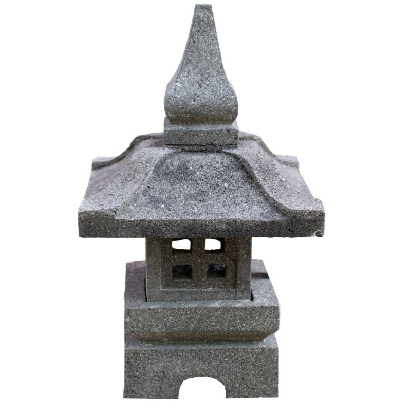 Japonská chrámová lampa 45 cm - láva