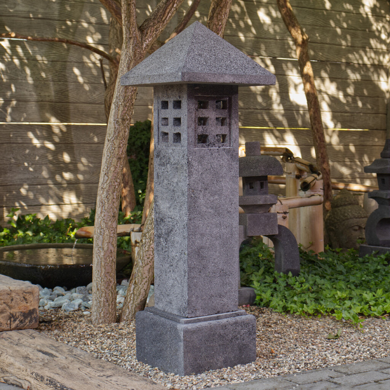 Japonská lampa Yukinoshita 110 cm - láva