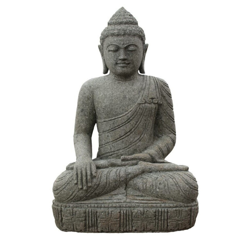 Buddha Bhumisparsa Mudra 80 cm - přírodní kámen 