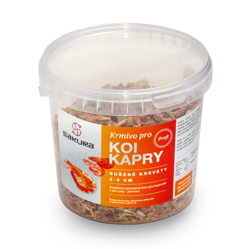 Sušené krevety 2-3 cm 2 l 250 g