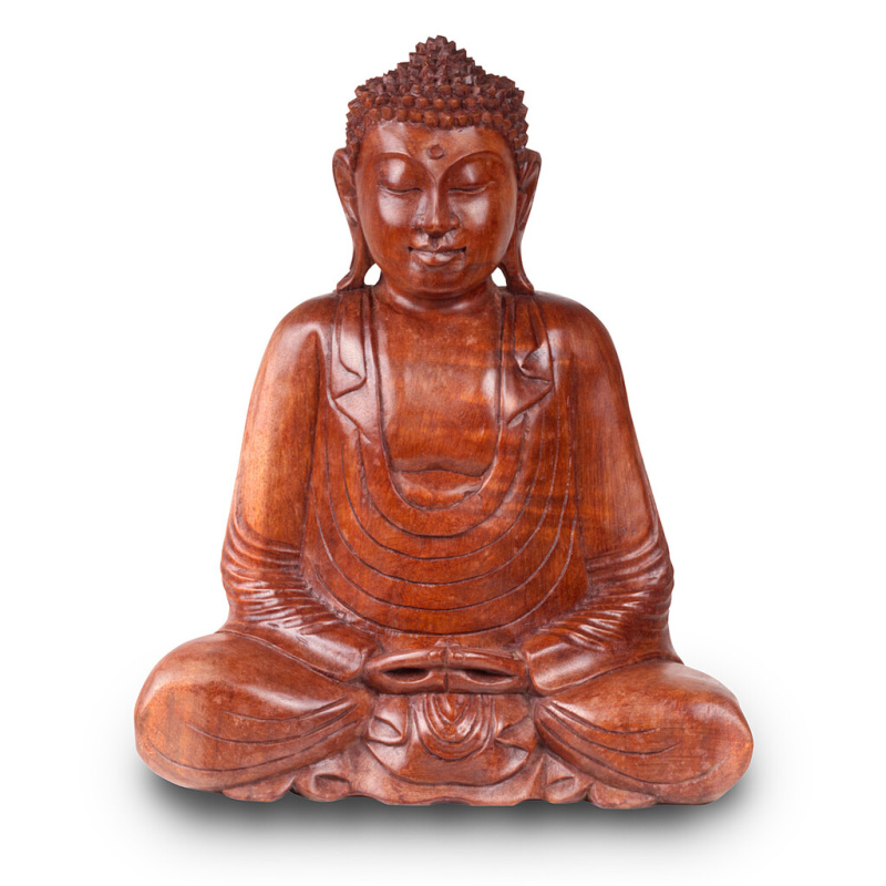 Buddha Dhayana Mudra 40 cm - dřevořezba