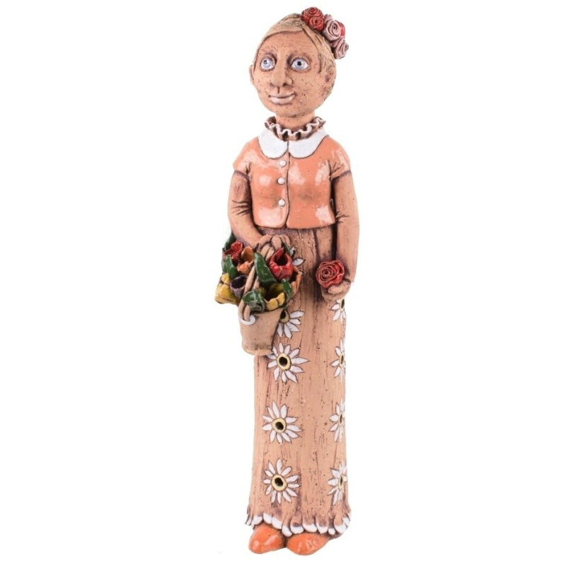 Keramická dáma - 65 cm
