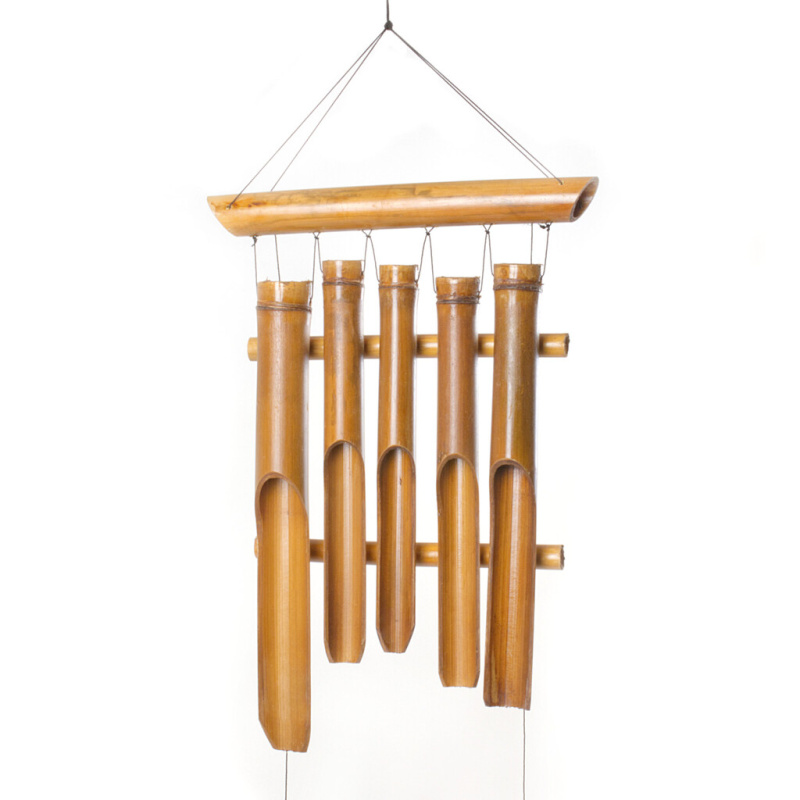 Bambusová zvonkohra - tmavá 45 cm