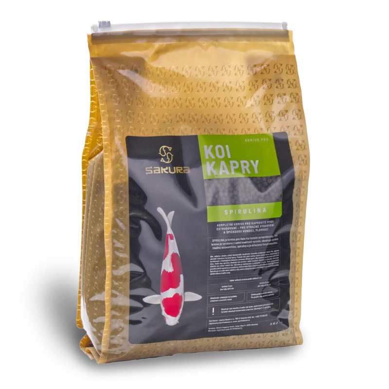 Spirulina - 6 mm (4000 g) krmivo pro koi