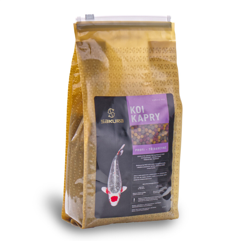 Tříbarevné krmivo - 6 mm (1500 g) krmivo pro koi