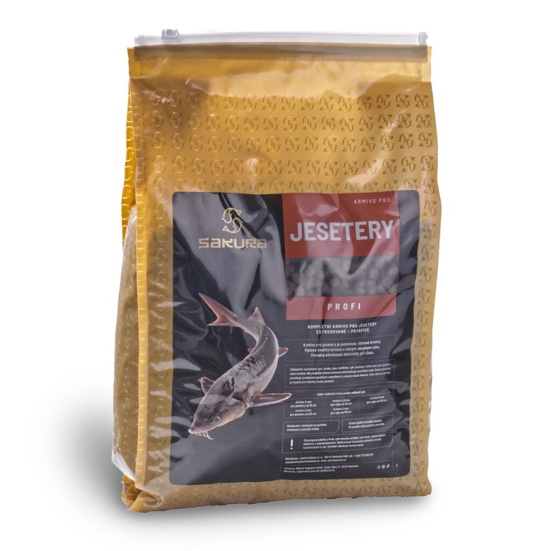 Krmivo pro jesetery 9 mm 7500 g