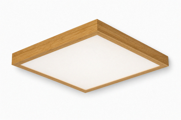LED svítidlo Lumbio Bright Light 60x60 pro přisazenou montáž (Dřevo, Spectoda Wireless)