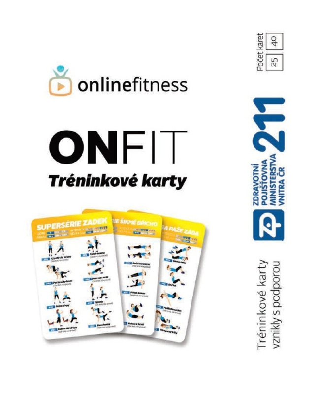 ONFIT - Tréninkové karty 25 karet