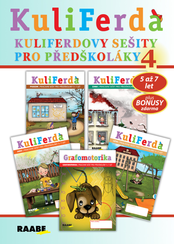 KuliFerda (5–7 let) (SADA 5 pracovných sešitů č.4) - kniha z kategorie Úkoly pro děti