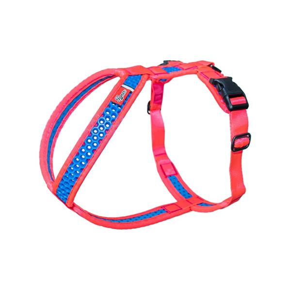 Postroj SOFTY vel. 2, růžovomodrý Tamer