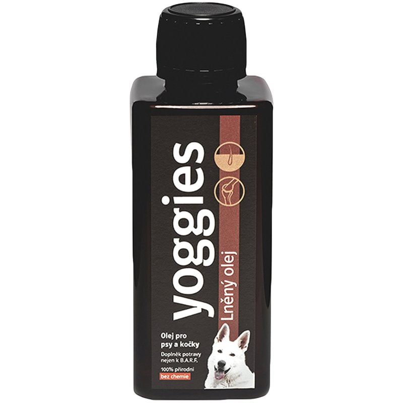 Yoggies Lněný olej pro psy a kočky