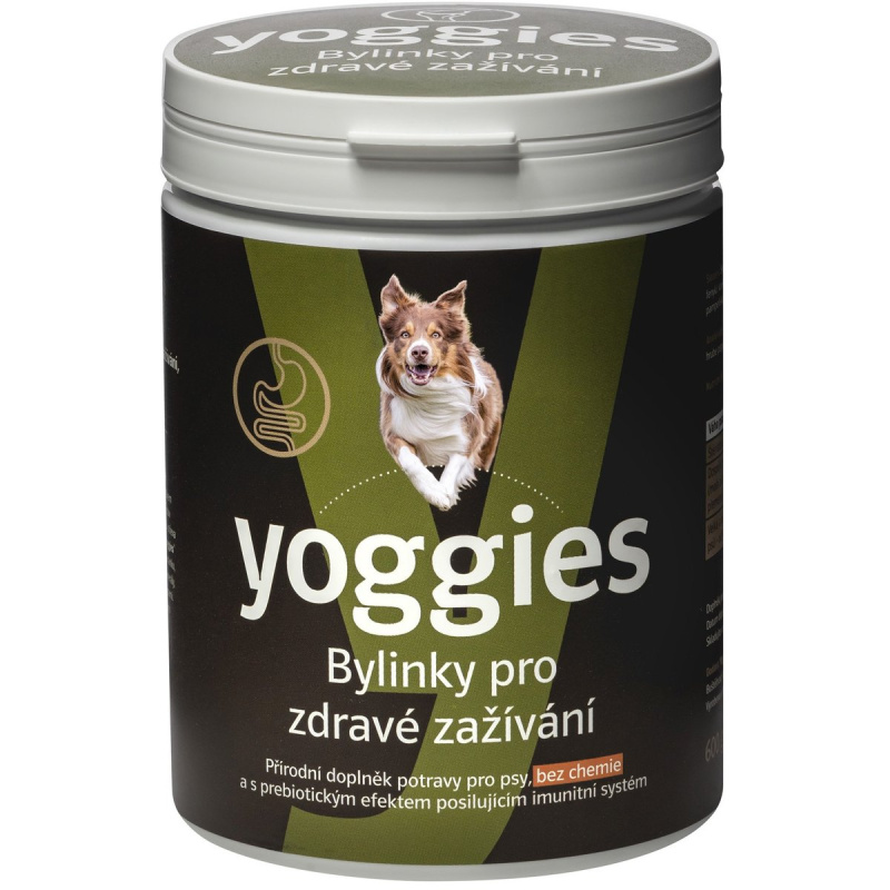 Yoggies Bylinky pro psy pro zdravé zažívání a prebiotikum
