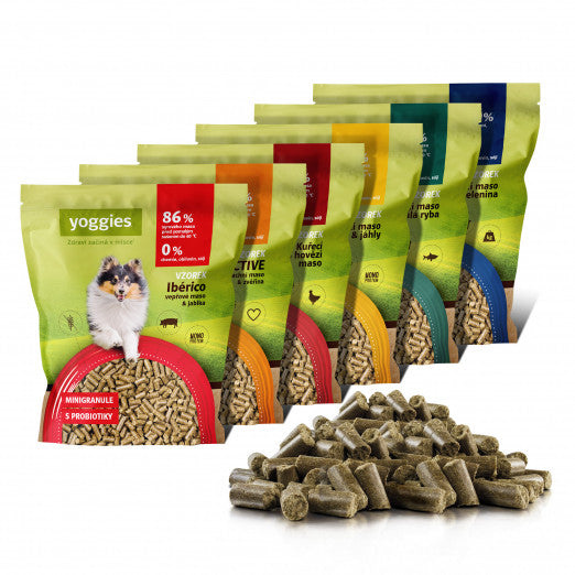 Vzorek granulí Yoggies pro psy - velikost MINI
