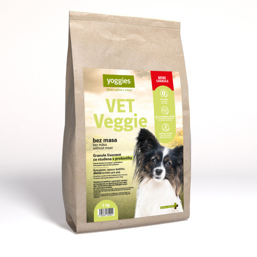5 kg Yoggies VET Veggie bez masa, MINIgranule lisované za studena s probiotiky