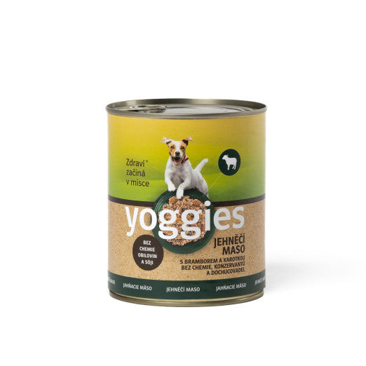 Yoggies Jehněčí konzerva pro psy s bramborem a karotkou