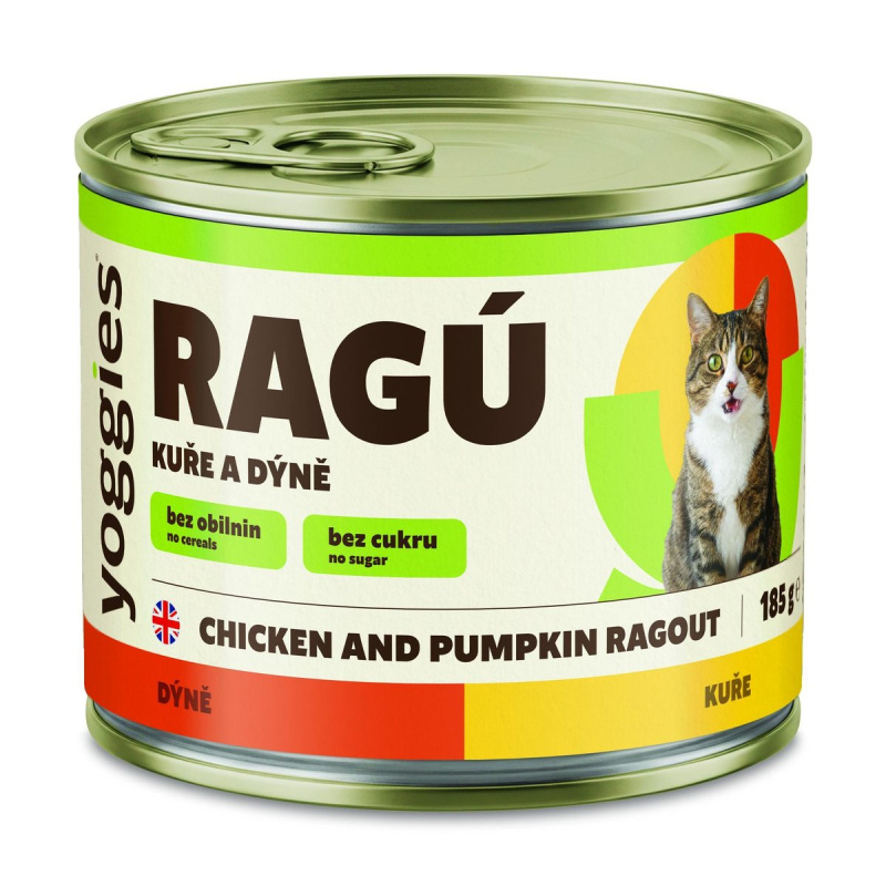 185 g Yoggies Polévka pro kočky – Kuře & dýně