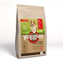 Yoggies Ibérico vepřové maso s jablky, granule lisované za studena s probiotiky 5 kg