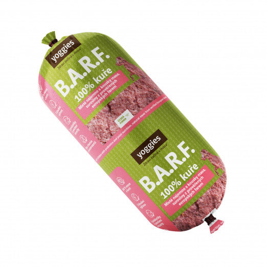 Yoggies B.A.R.F. Kuře s probiotiky, mražené