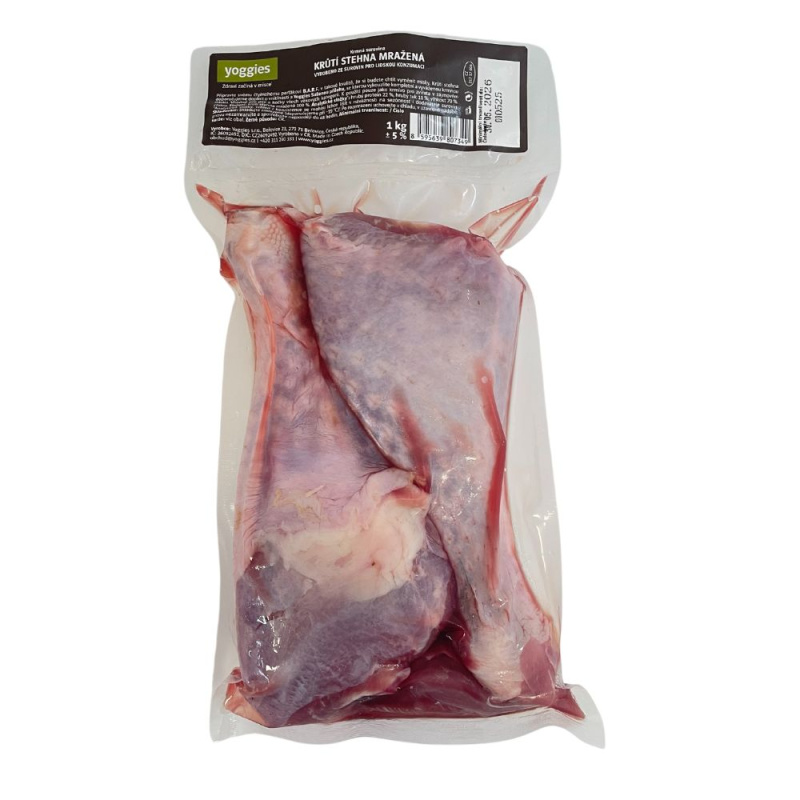 1 kg Yoggies B.A.R.F. Krůtí stehna
