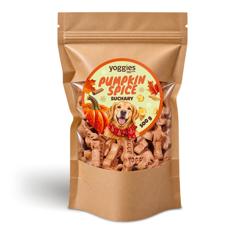 Yoggies Pumpkin spice suchary, 500 g