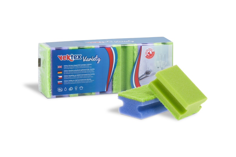 Vektex Variety houbičky na nádobí - tvarované (6 ks)