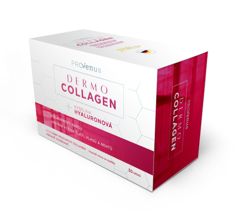 DERMOCOLLAGEN ProVenus s pomerančovou příchutí 30 sáčků