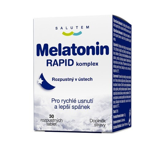 Melatonin Rapid komplex 30 rozpustných tablet