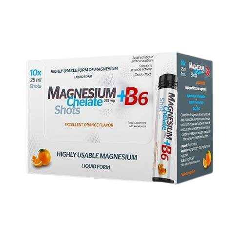 SALUTEM Magnesium Chelate + B6 orange ampule 10 x 25 ml