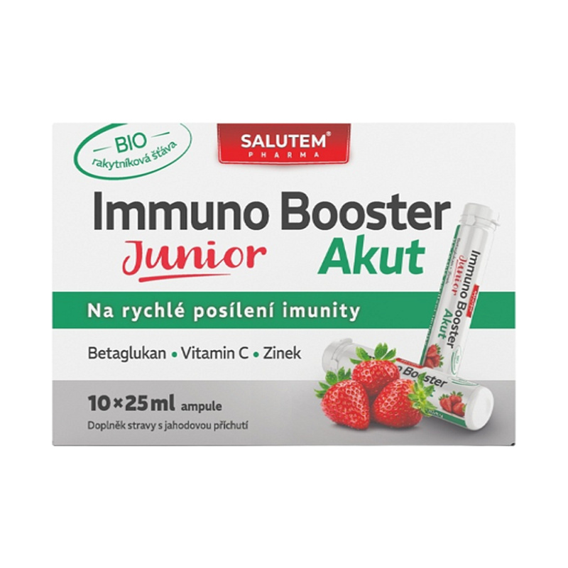 Immuno Booster Akut Junior jahoda 10x25ml