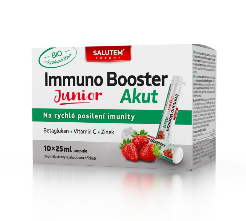 Immuno Booster Akut Junior jahoda 10x25ml