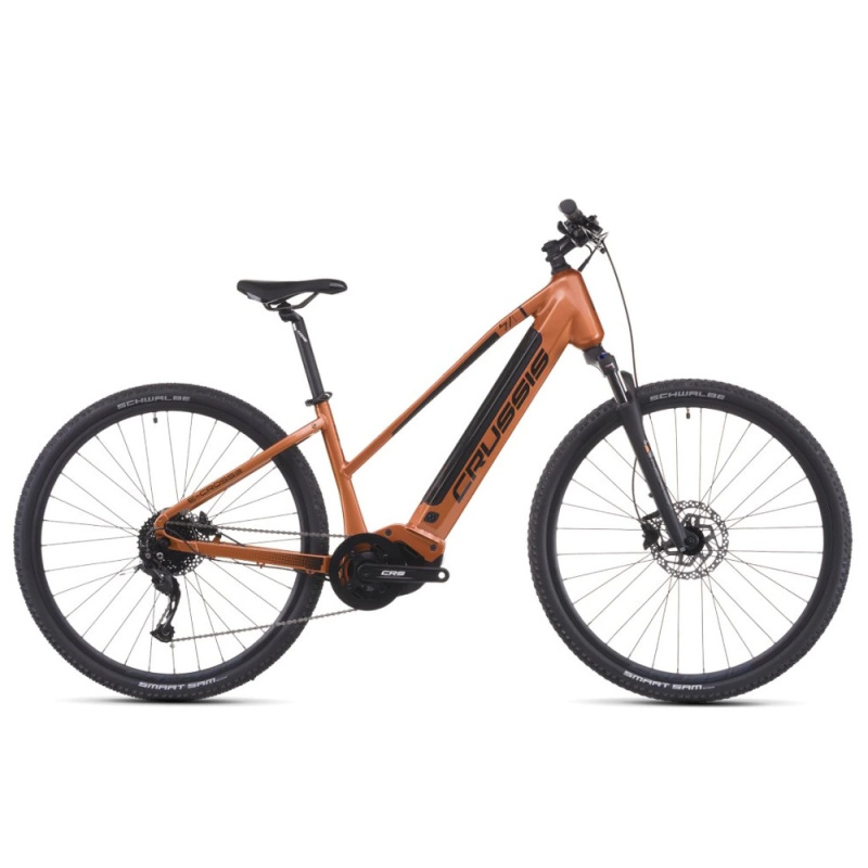 Dámské krosové elektrokolo Crussis e-Cross Low 7.11 691Wh 28" - model 2026 16" (155-170 cm)